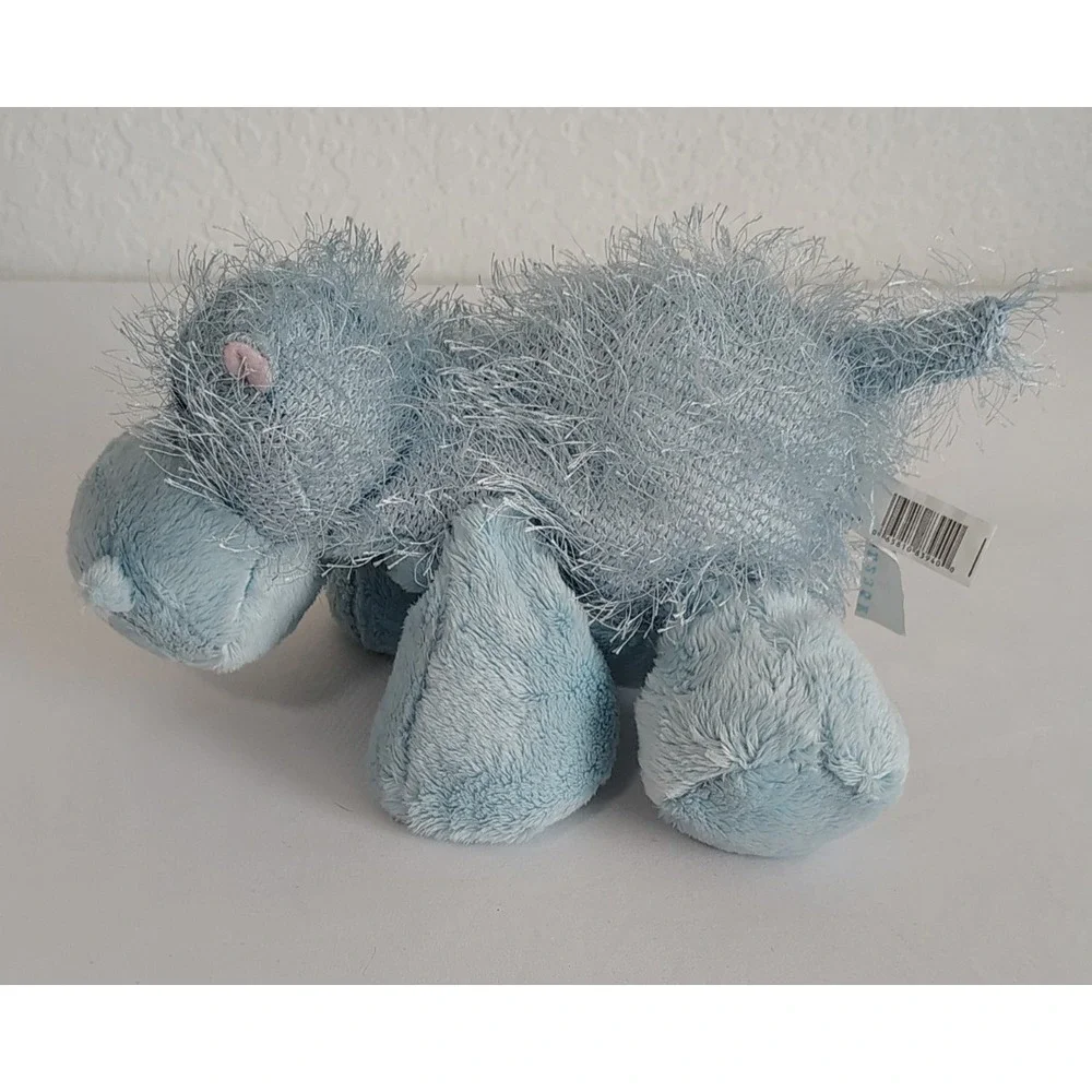 RARE Webkinz Blue Hippo Plush - Factory ERROR Missing Magic W - HM009 - No Code